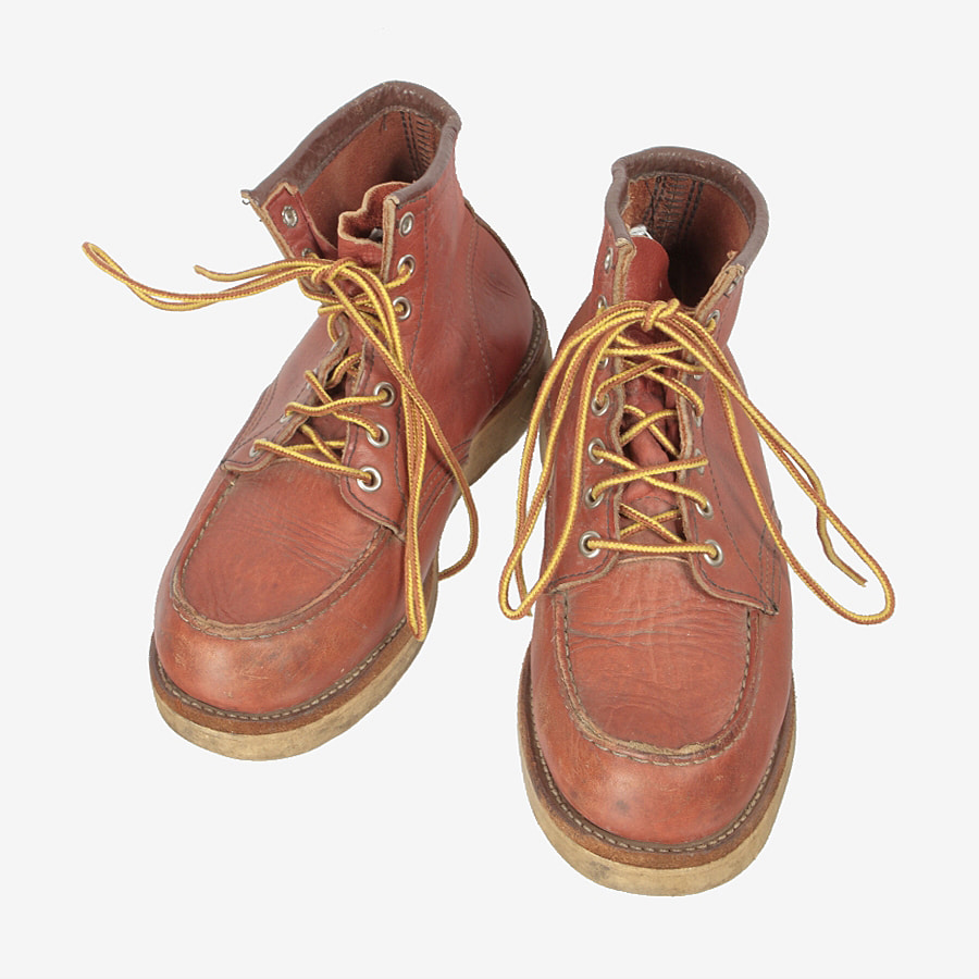 [RED WING]레드윙 리얼 레더 워커 Red Brown / size men 250 / made in USA 빈티지 편집샵